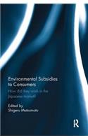 Environmental Subsidies to Consumers