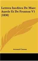Lettres Inedites de Marc Aurele Et de Fronton V1 (1830)