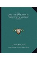 The Perfect Nature Of The Decad Or Circle In The Pythagorean Triangle Or The Science Of Numbers: (English)