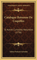 Catalogue Raisonne De Coquilles