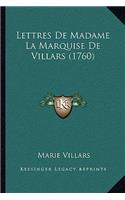 Lettres De Madame La Marquise De Villars (1760)