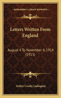 Letters Written From England