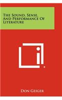 The Sound, Sense, And Performance Of Literature