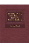 Nobody's Girl, Issue 1922...