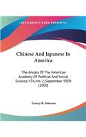 Chinese And Japanese In America