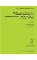 NIST Computer Time Services: Internet Time Service, Automated Computer Time Service and time.gov Web Sites(English)