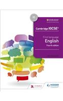 Cambridge Igcse First Language English 4th Edition: Hodder Education Group