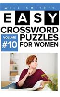 Will Smith Easy Crossword Puzzles For Women - Volume 10