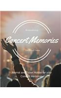Concert Memories Journal and Ticket Stub Organizer