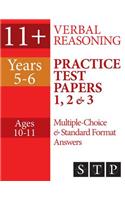 11+ Verbal Reasoning Practice Test Papers 1, 2 & 3