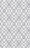 Silver Glitter Geometric Notebook