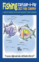Fishing Cartoon-A-Day by Jonny Hawkins 2021 Box Calendar