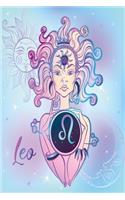 Zodiac sign lion Notebook