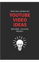 Planner for Youtube Video Ideas