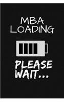 MBA Loading Please Wait...: Monthly Planner - Master degree gifts