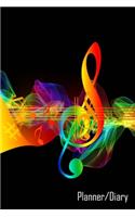 Planner/Diary: Undated Weekly Planner - Gift for Music Lover, Musician