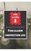 Fire alarm inspection log