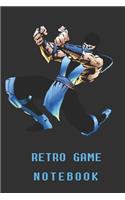 Retro Game Notebook: Mortal Kombat Edition - Wide Ruled - Paper Notebook - Journal - Blank - Lined - Workbook -for Home School College - for Writing Notes (Wide ruled, 1(1 Retro Game Wide Ruled)