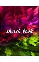 Sketchbook Journal & Notebook: A Large Journal with Blank Paper for Drawing, Doodling, Painting: Premium Colorful art,