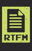 RTFM Read The Manual Geek