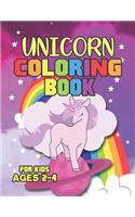 Unicorn Coloring Book for Kids Ages 2-4: Coloring Books Gifts for Girls Kids