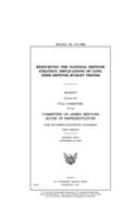 Resourcing the national defense strategy