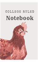 College Ruled Notebook