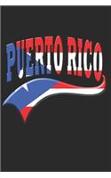 Puerto Rico Notebook: Puerto Rico Notebook - college book - diary - journal - booklet - memo - composition book - 120 sheets - Dot Grid paper 6x9 inch