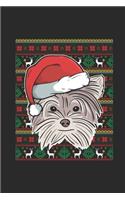 Ugly Christmas - Yorkshire Terrier: Graph Ruled Notebook / Journal (6" X 9" - 5 X 5 Graph Ruled) - Christmas Gift for Kids, Teens, Mom And Dad