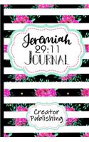 Jeremiah 29: 11 Journal Notebook for Journaling: Elegant Christian Bible Verse Scripture Jeremiah 29:11 Journal, 120 lined pages for journaling