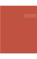 Dual Notebook Lined/Blank Pages