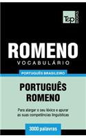 Vocabulário Português Brasileiro-Romeno - 3000 palavras