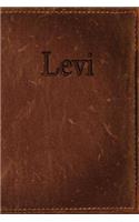 Levi: Simulated Leather Writing Journal