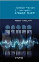 Statistical Methods in Language and Linguistic Research
