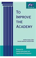 To Improve the Academy