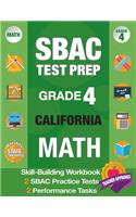 Sbac Test Prep Grade 4 California Math
