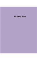 My Story Book - Create Your Own Picture Book with Thistle Purple Cover