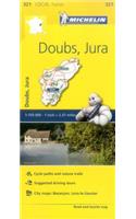 Doubs, Jura - Michelin Local Map 321: Map