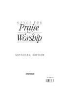 Songs of Praise and Worhsip: Keyboard