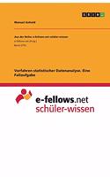 Verfahren statistischer Datenanalyse. Eine Fallaufgabe