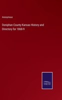 Doniphan County Kansas History and Directory for 1868-9