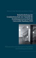 Bedarfserhebung der Graduiertenschule der Fakultät für Erziehungswissenschaft der Universität Hamburg 2020