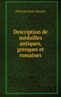 Description de medailles antiques, grecques et romaines