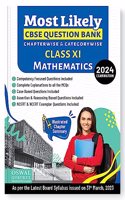 Oswal - Gurukul Mathematics Most Likely CBSE Question Bank for Class 11 Exam 2024 - Chapterwise & Categorywise, Competency Focused Qs, NCERT Qs and Exemplars, Case, Assertion & Reasoning