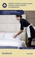 Limpieza y puesta a punto de pisos y zonas comunes en alojamientos. HOTA0108 - Operaciones basicas de pisos en alojamientos