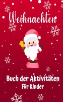 Weihnachtsaktivitätsbuch für Kinder Alter 4-8