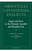 Egypt and Syria in the Fatimid, Ayyubid and Mamluk Eras VII