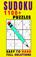 sudoku puzzles: sudoku 1100 puzzles: easy to hard full solutions