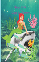 Shark color by number: 30 High Quality Coloring pages This Coloring Book For Kids and Teens Jumbo Mosaic Stained Glass Shark Book With Fanciful Sea Life and Sea Animals