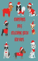 Christmas Dog Coloring Book For Kids